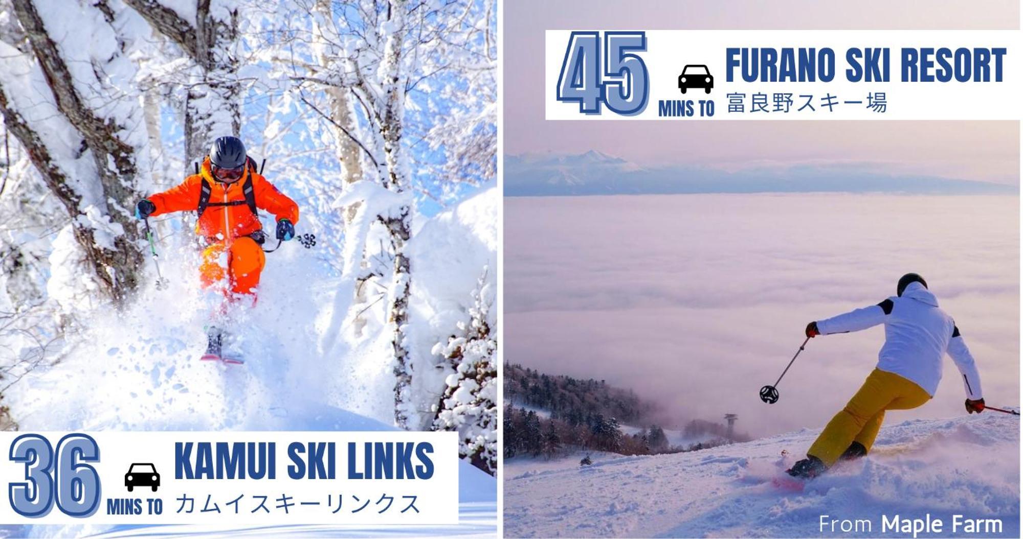 Maple Farm Villa Asahikawa Bagian luar foto